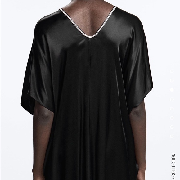ZARA SATIN EFFECT TUNIC - Picture 7 of 12